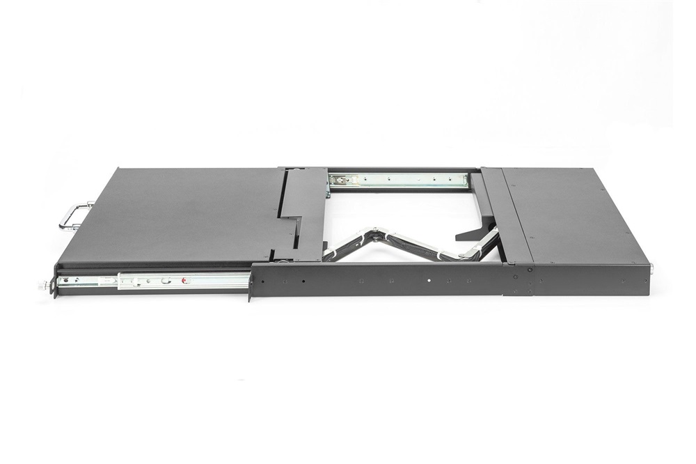 DIGITUS DS-72220-6UK 1U 17" 8xHDMI HD LCD moduláris KVM konzol Angol billentyűzettel touchpaddal