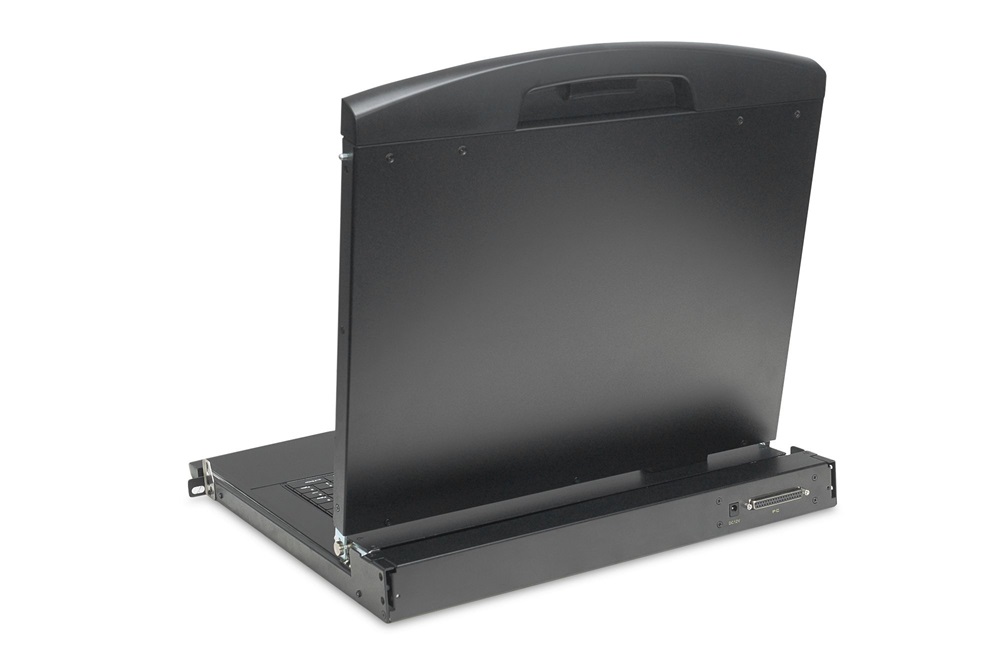 DIGITUS DS-72221-2UK 1U 19" 8xVGA HD LCD moduláris KVM konzol Angol billentyűzettel touchpaddal