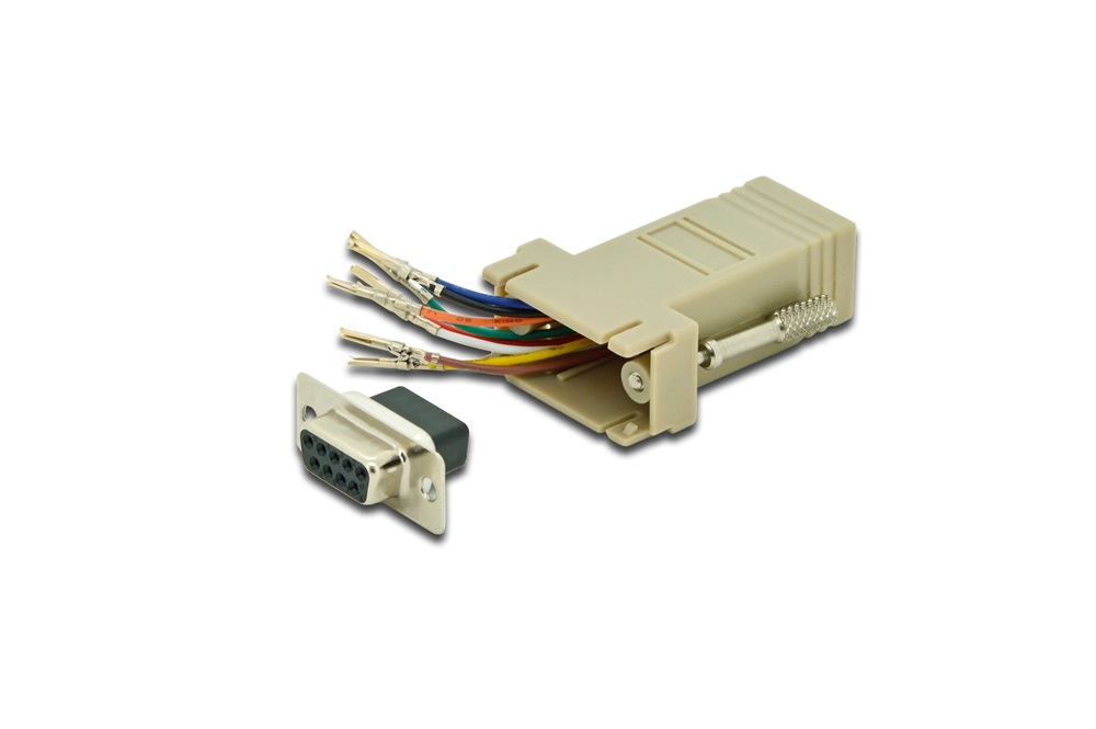 DIGITUS D-Sub9/F RJ45 RS-232 moduláris Adapter