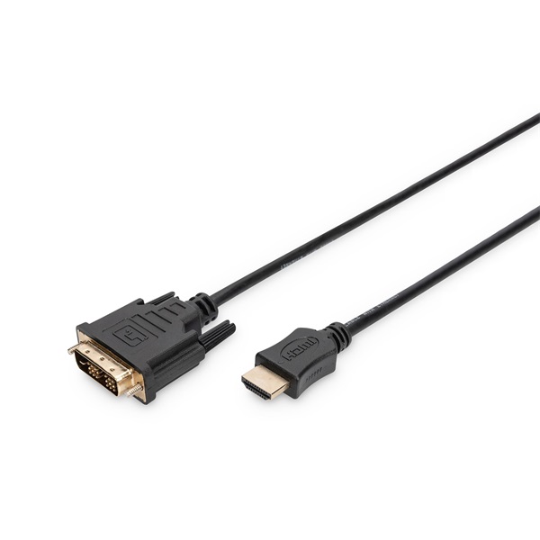 DIGITUS Full HD 60Hz DVI-D - HDMI type A kábel 3m