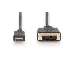 DIGITUS Full HD 60Hz DVI-D - HDMI type A kábel 3m