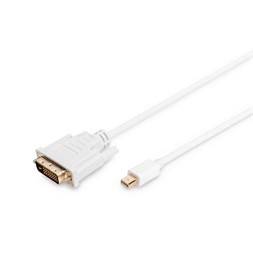 DIGITUS Full HD 60Hz Dual Link 1.1a mini DisplayPort - DVI-D kábel 2m