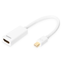 DIGITUS Full HD 60 Hz Dual-Mode 1.1a mini DisplayPort - HDMI type A Adapter 0,15m