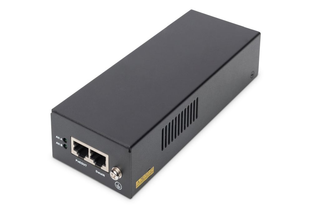 DIGITUS Gigabit Ethernet 85W PoE++ tápfeladó