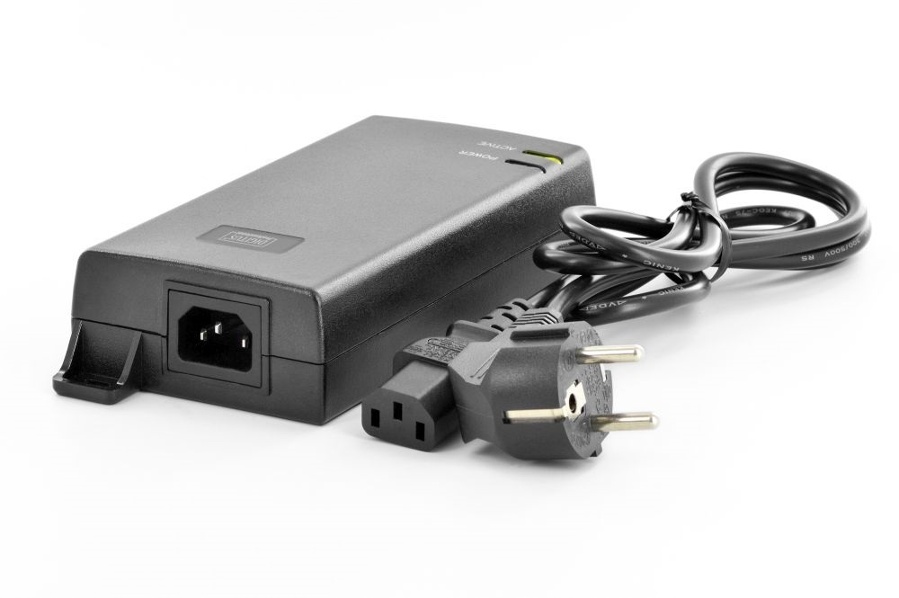 DIGITUS Gigabit Ethernet PoE+ 802.3af/at 60W tápfeladó