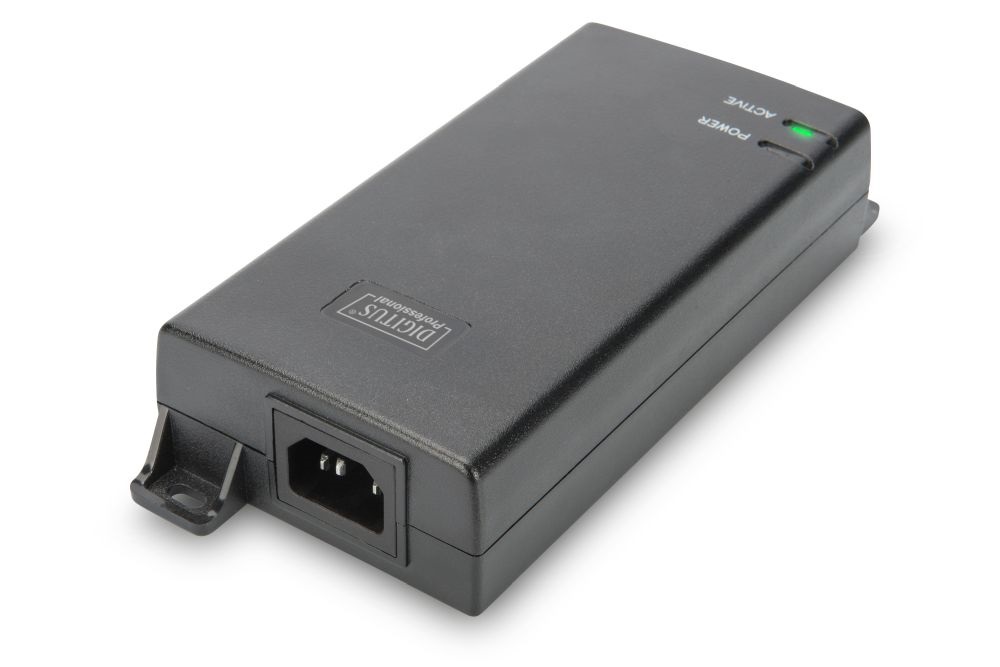 DIGITUS Gigabit Ethernet PoE+ 802.3af/at 60W tápfeladó