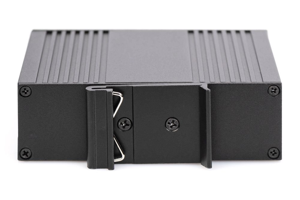 DIGITUS Gigabit PoE+ 802.3 af/at 60W DIN sínre szerelhető ipari tápfeladó