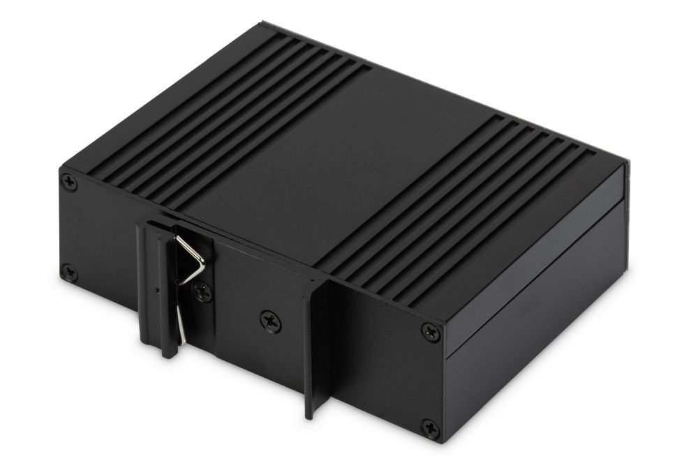 DIGITUS Gigabit PoE+ 802.3 af/at 60W DIN sínre szerelhető ipari tápfeladó