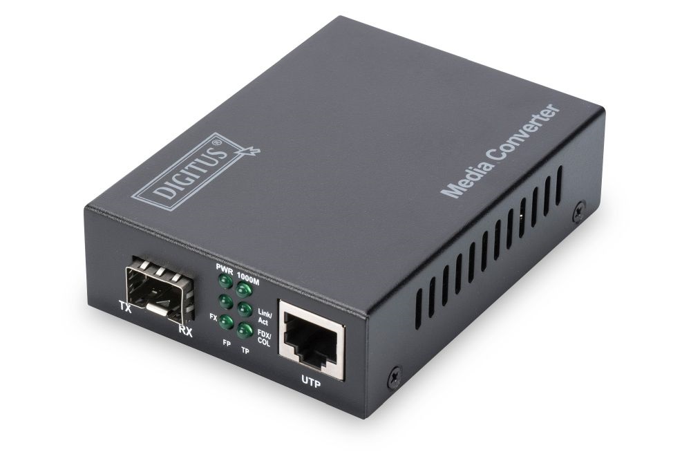 DIGITUS Gigabit (RJ45-SFP) SFP modul nélküli média konverter