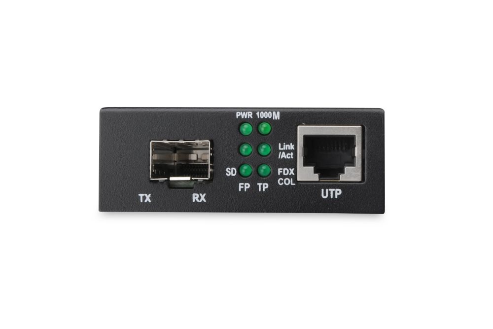 DIGITUS Gigabit (RJ45-SFP) SFP modul nélküli média konverter