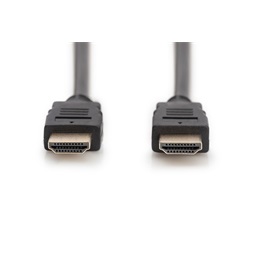 DIGITUS High Speed Premium UHD 4K 3D 60Hz 2.0 aranyozott Ethernet HDMI kábel 1m