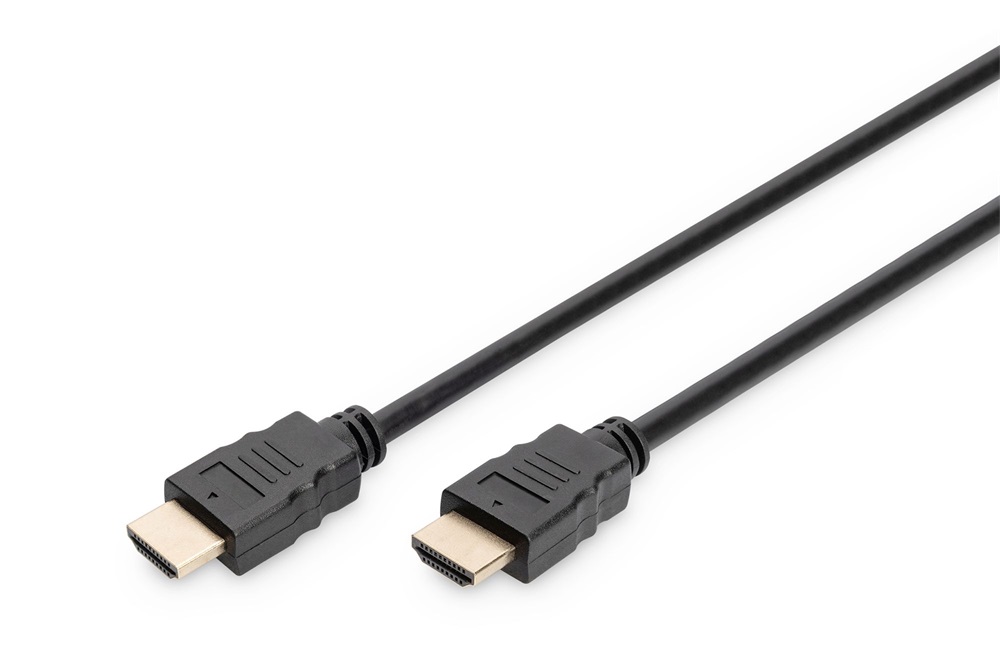 DIGITUS High Speed Premium UHD 4K 3D 60Hz 2.0 aranyozott Ethernet HDMI kábel 5m