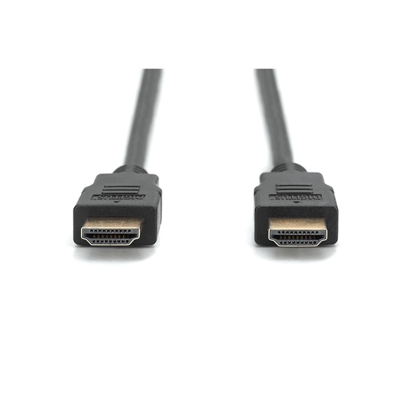 DIGITUS High Speed UHD 4K 3D 30Hz 2.0 aranyozott Ethernet HDMI kábel 2m