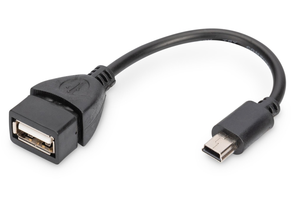 DIGITUS OTG 2.0 mini USB B - USB A anya Adapter