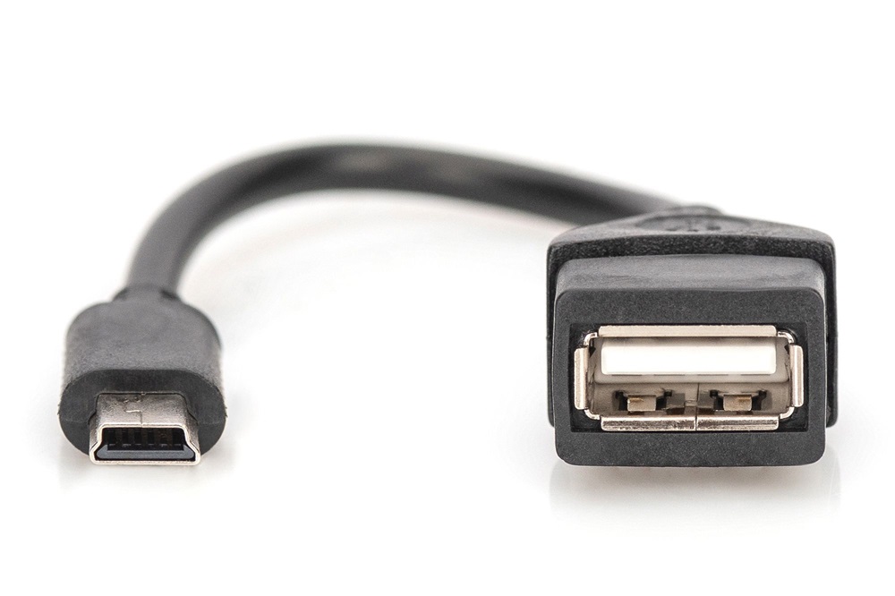 DIGITUS OTG 2.0 mini USB B - USB A anya Adapter