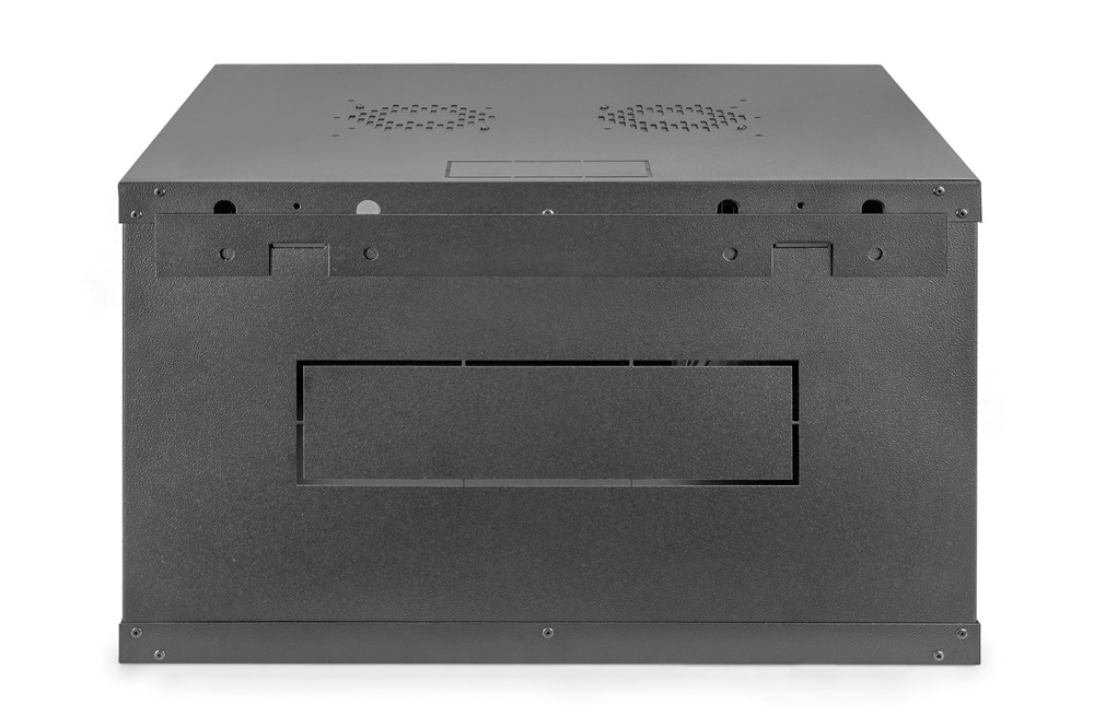 DIGITUS Dynamic Basic 19" 7U 385x600x600mm üvegajtós fekete fali rack szekrény