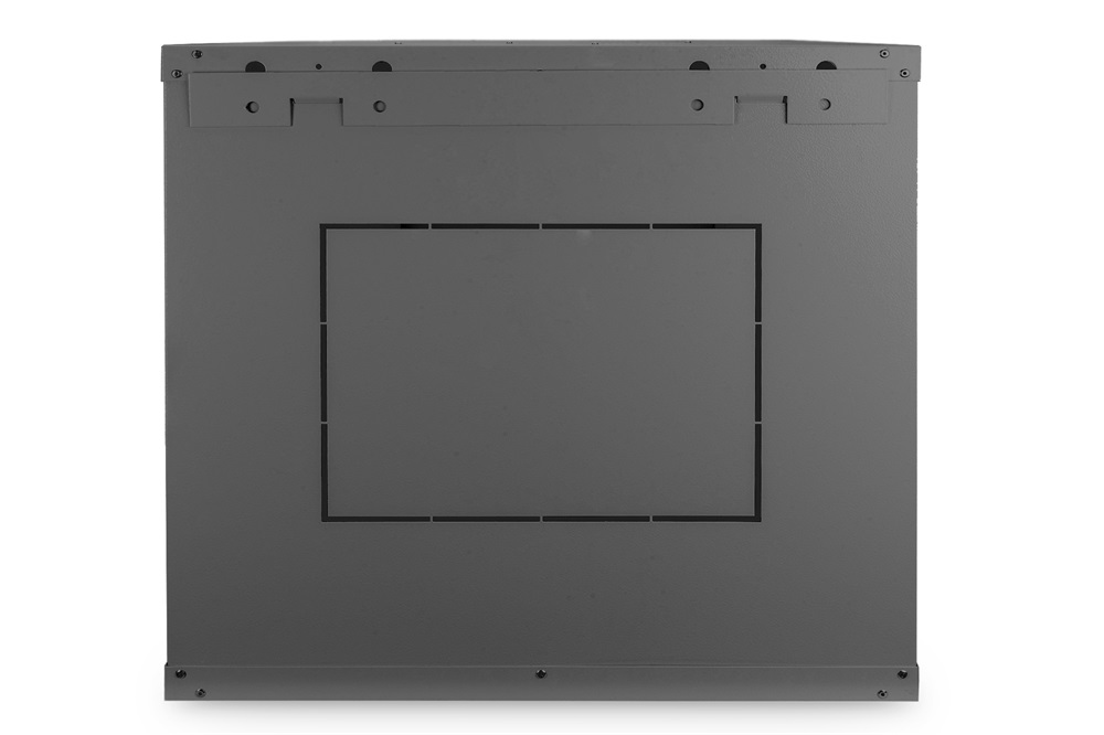 DIGITUS Dynamic Basic 19" 12U 611x600x600mm üvegajtós fekete fali rack szekrény