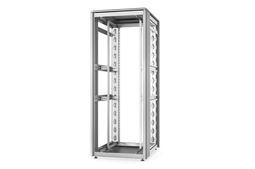 DIGITUS Rack Unique 19" 42U 2053x800x1000mm álló szürke nyitott rack szekrény