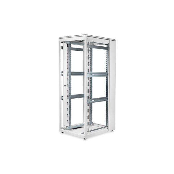 DIGITUS Rack Unique 19" 42U 2053x800x1000mm dupla első és hátsó perforált ajtós szürke álló rack szekrény