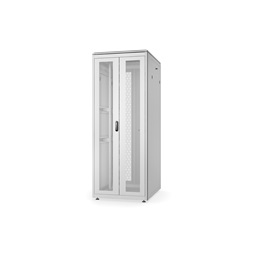 DIGITUS Rack Unique 19" 42U 2053x800x1000mm dupla első és hátsó perforált ajtós szürke álló rack szekrény