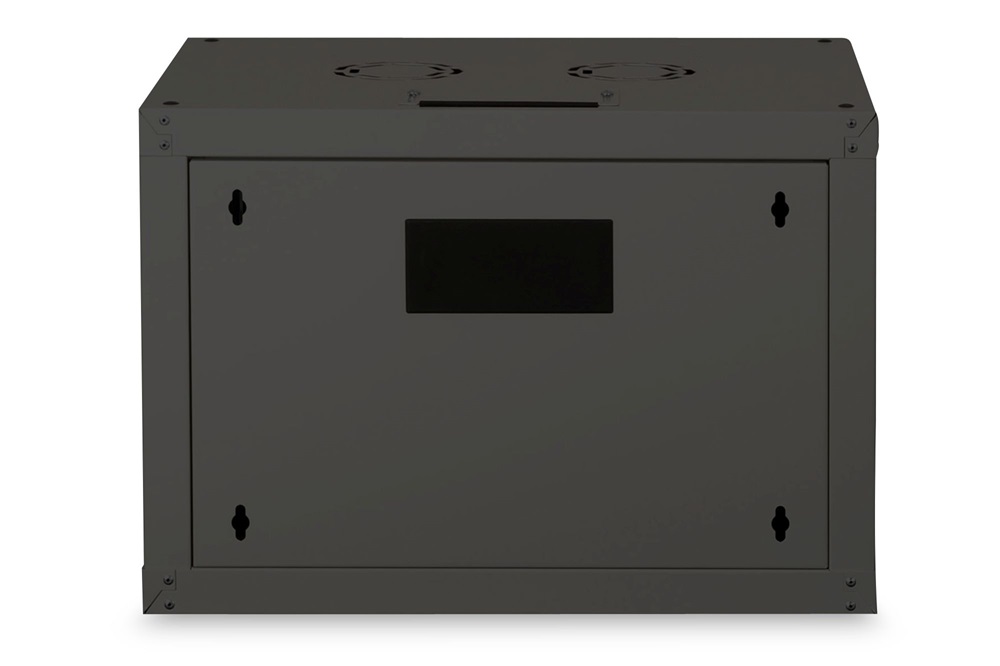 DIGITUS Rack Unique 19" 7U 420x600x450mm üvegajtós fekete fali rack szekrény