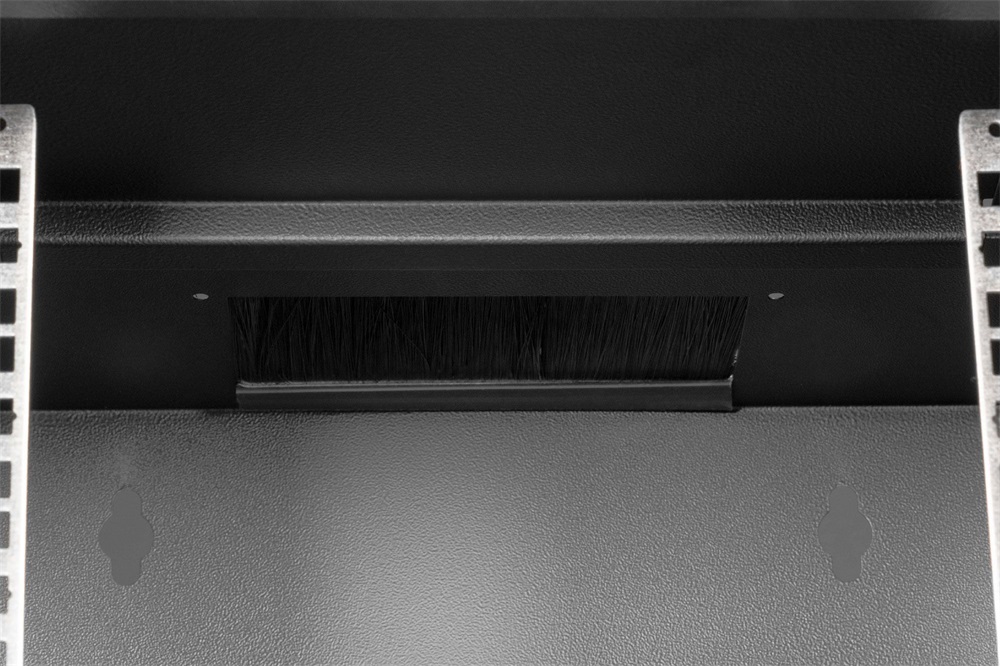 DIGITUS SOHO PRO 10" 12U 595x315x300mm üvegajtós fekete fali rack szekrény