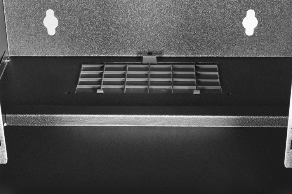DIGITUS SOHO PRO 10" 9U 254x315x300mm üvegajtós fekete fali rack szekrény