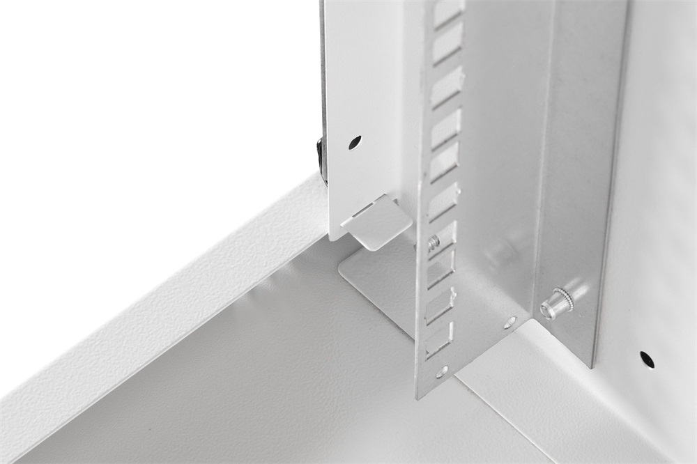 DIGITUS SOHO PRO 19" 12U 595x540x400mm üvegajtós szürke fali rack szekrény