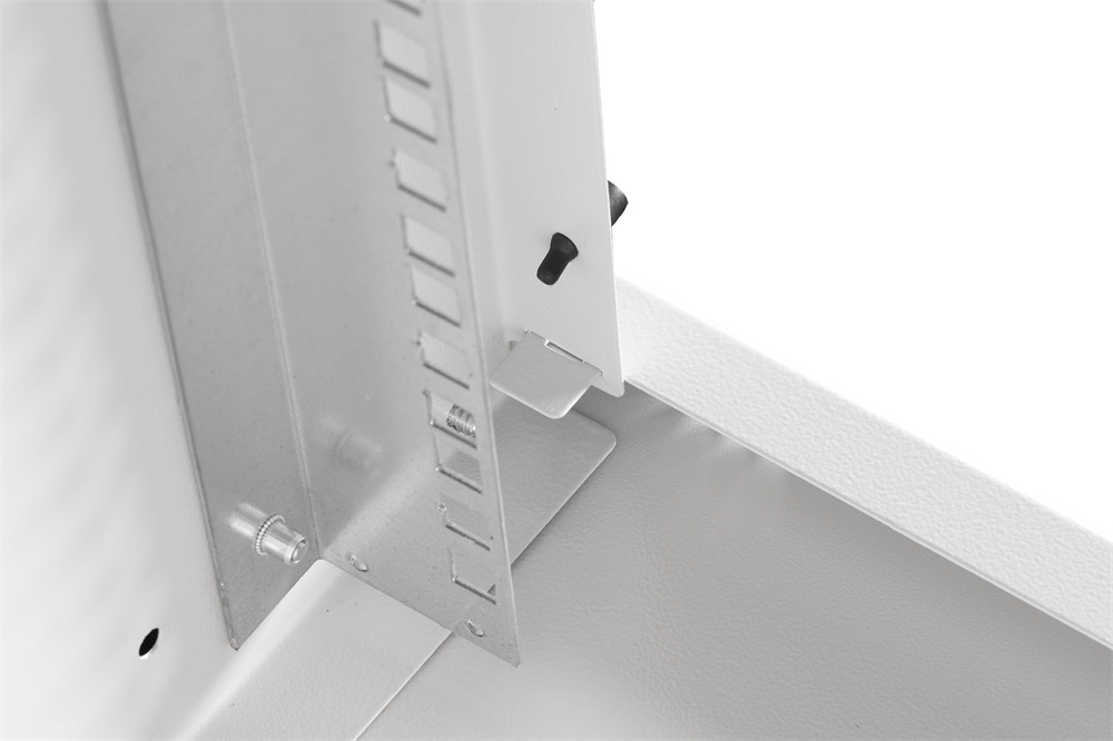 DIGITUS SOHO PRO 19" 7U 370x540x400mm üvegajtós szürke fali rack szekrény