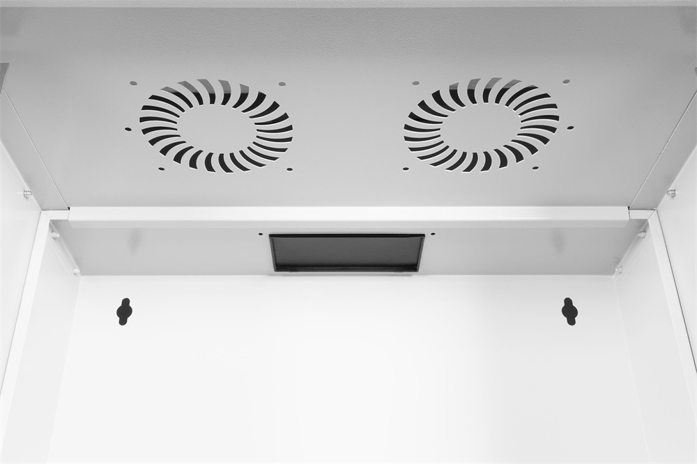 DIGITUS SOHO PRO 19" 7U 370x540x400mm üvegajtós szürke fali rack szekrény