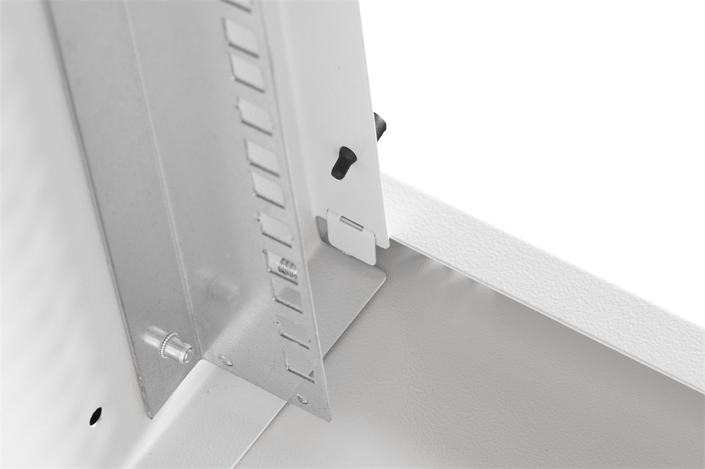 DIGITUS SOHO PRO 19" 9U 460x540x400mm üvegajtós szürke fali rack szekrény