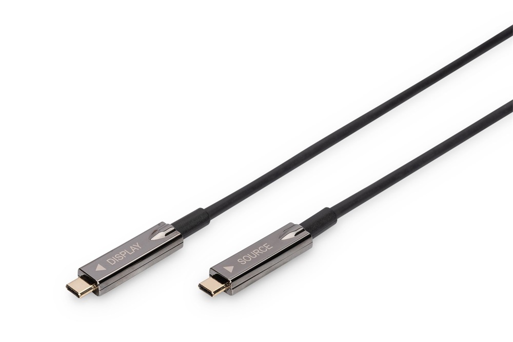 DIGITUS UHD 4K 3D 120Hz AOC optikai USB type-C kábel 10m