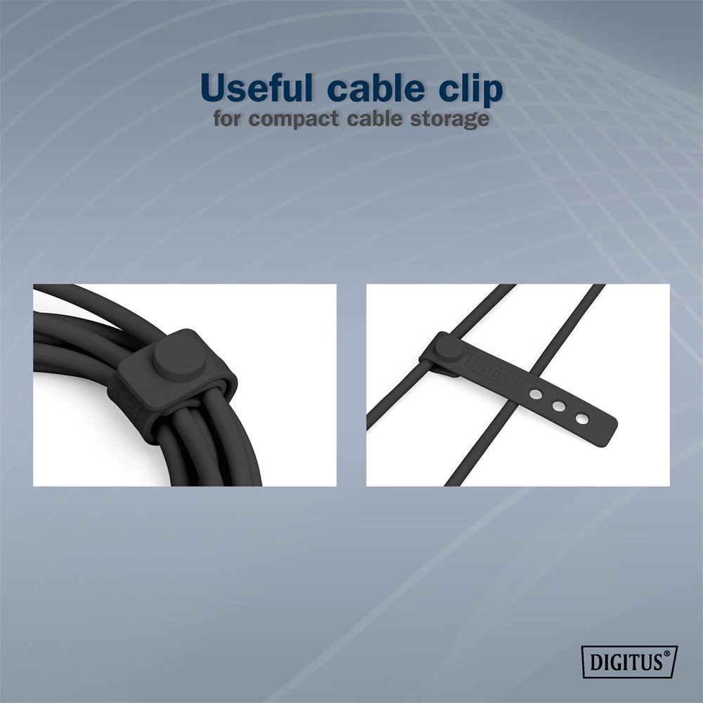 DIGITUS UHD 4K 60Hz USB 3.2 Gen2 USB type-C szilikon kábel 0,5m