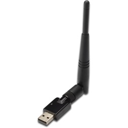 DIGITUS USB 2.0 300 Mbit/s külső antennás WLAN micro adapter
