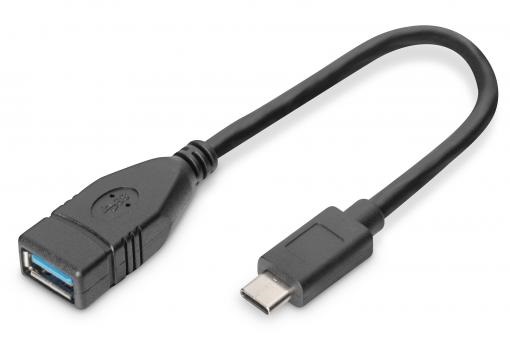 DIGITUS USB 3.0 Type A anya-> USB 3.0 Type C apa 0,15m OTG adapter