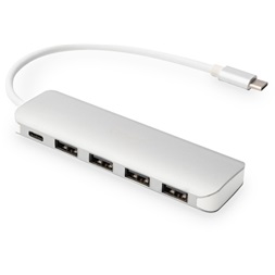 DIGITUS USB Type-C 4 portos USB 3.0 hub + PD