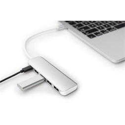 DIGITUS USB Type-C 4 portos USB 3.0 hub + PD