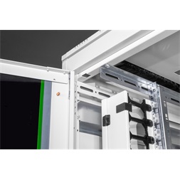 DIGITUS Varioflex-N 19" 42U 2022x800x1000mm üveg első ajtó és hátsó acél dupla ajtós szürke álló rack szekrény