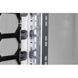 DIGITUS Varioflex-N 19" 42U 2022x800x1000mm üveg első ajtó és hátsó acél dupla ajtós szürke álló rack szekrény