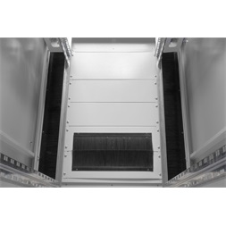 DIGITUS Varioflex-N 19" 42U 2022x800x1000mm üveg első ajtó és hátsó acél dupla ajtós szürke álló rack szekrény