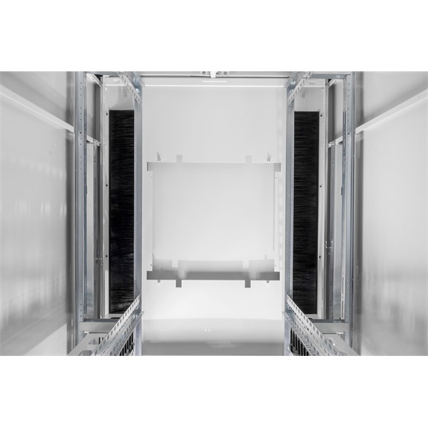DIGITUS Varioflex-N 19" 42U 2022x800x1000mm üveg első ajtó és hátsó acél dupla ajtós szürke álló rack szekrény