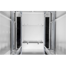 DIGITUS Varioflex-N 19" 42U 2022x800x1000mm üveg első ajtó és hátsó acél dupla ajtós szürke álló rack szekrény
