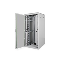 DIGITUS Varioflex-N 19" 42U 2022x800x800mm üveg első ajtós és hátsó acél dupla ajtós szürke álló rack szekrény