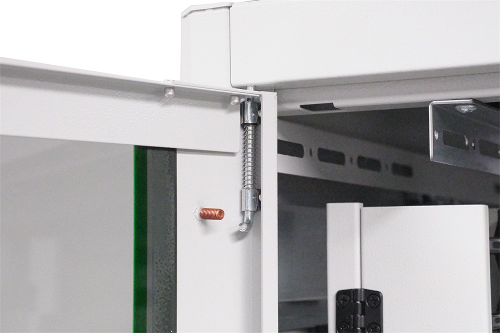 DIGITUS Varioflex-N 19" 42U 2022x800x800mm üveg első ajtós és hátsó acél dupla ajtós szürke álló rack szekrény