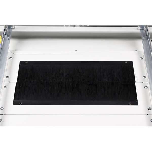 DIGITUS Varioflex-N 19" 42U 2022x800x800mm üveg első ajtós és hátsó acél dupla ajtós szürke álló rack szekrény