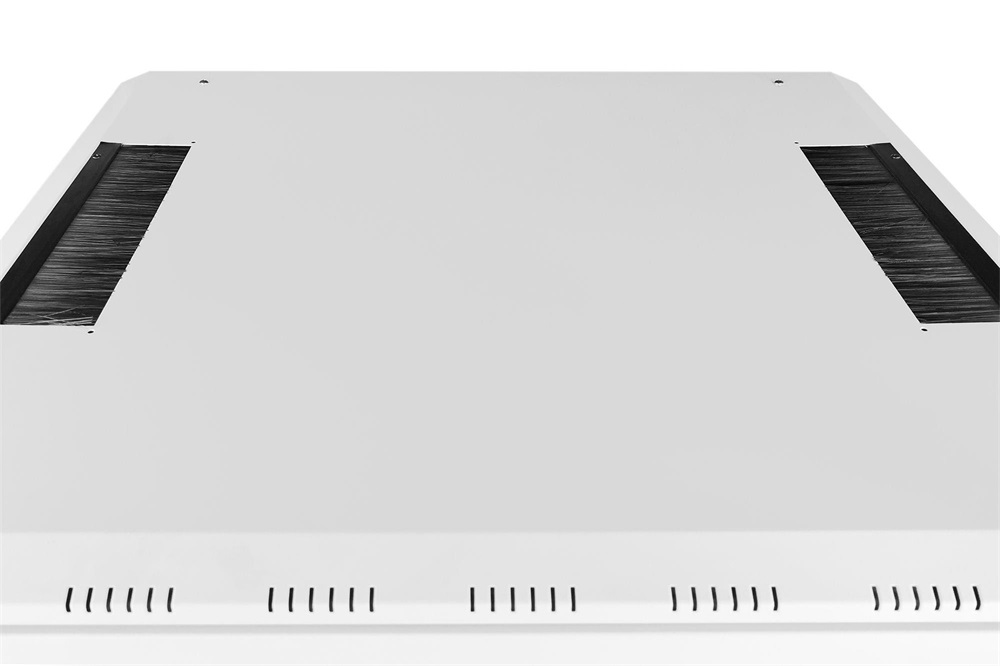 DIGITUS Varioflex-N 19" 42U 2022x800x800mm üveg első ajtós és hátsó acél dupla ajtós szürke álló rack szekrény