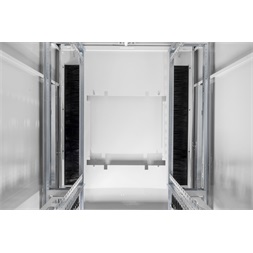 DIGITUS Varioflex-N 19" 42U 2022x800x800mm üveg első ajtós és hátsó acél dupla ajtós szürke álló rack szekrény