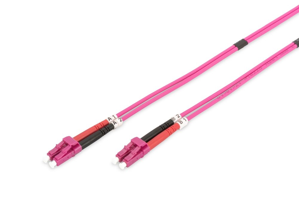 DIGITUS duplex 2xLC + 2xLC MM OM4 50/125µ 1m optikai patch kábel