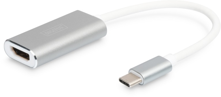 DIGITUS fémházas USB 3.0 Type C - HDMI (4K@30Hz) adapter