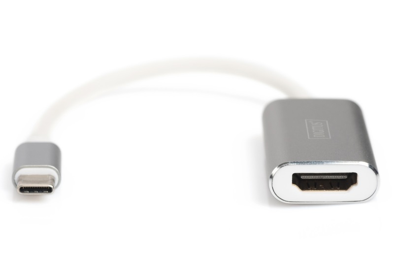 DIGITUS fémházas USB 3.0 Type C - HDMI (4K@30Hz) adapter